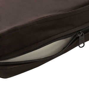vidaXL Dog Sofa Brown 60x43x30 cm Plush and Faux Leather