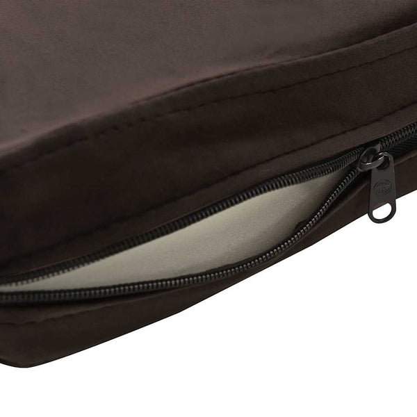 vidaXL Dog Sofa Brown 60x43x30 cm Plush and Faux Leather