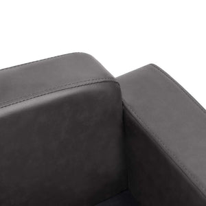 vidaXL Dog Sofa Grey 80x50x40 cm Artificial Leather