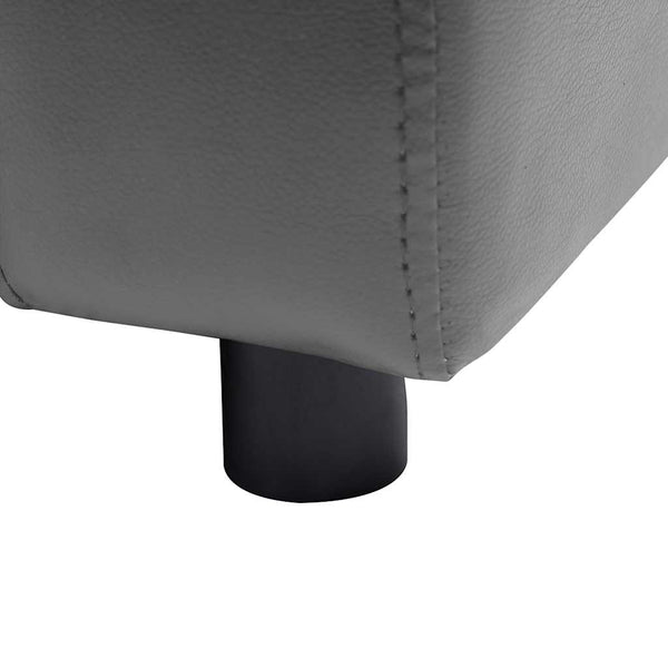 vidaXL Dog Sofa Grey 80x50x40 cm Artificial Leather