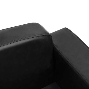 vidaXL Dog Sofa Black 80x50x40 cm Artificial Leather
