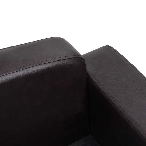 vidaXL Dog Sofa Brown 80x50x40 cm Faux Leather