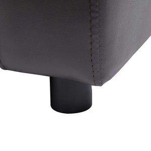 vidaXL Dog Sofa Brown 80x50x40 cm Faux Leather
