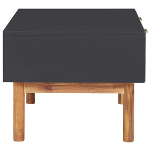 vidaXL Coffee Table 90x50x40 cm Solid Acacia Wood and MDF