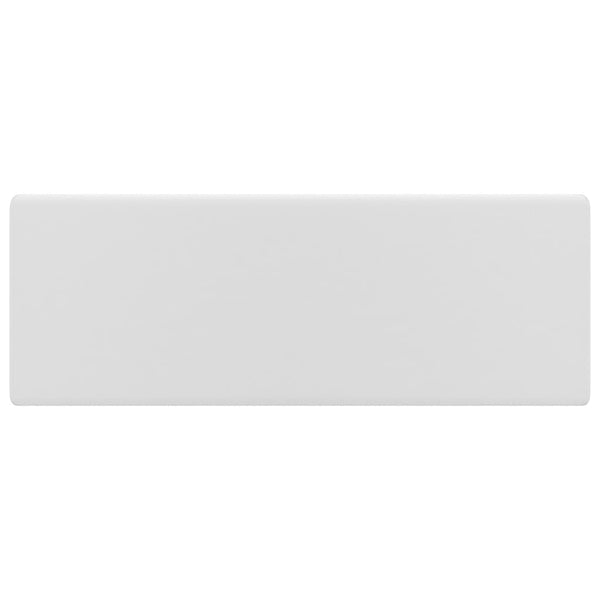 vidaXL Luxury Basin Overflow Square Matte White 41x41 cm