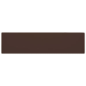 vidaXL Bathroom Sink with Overflow Ceramic Dark Brown