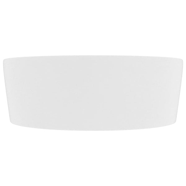 vidaXL Luxury Wash Basin with Overflow Matte White 36x13 cm Ceramic