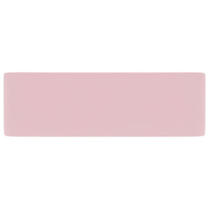vidaXL Luxury Sink Matte Pink 41x30x12 cm Ceramic