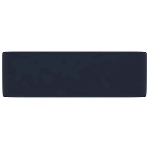vidaXL Luxury Wash Basin Matte Dark Blue 41x30x12 cm Ceramic