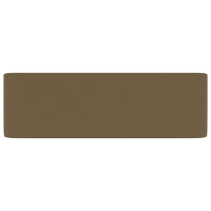 vidaXL Luxury Sink Matte Cream 41x30x12 cm Ceramic