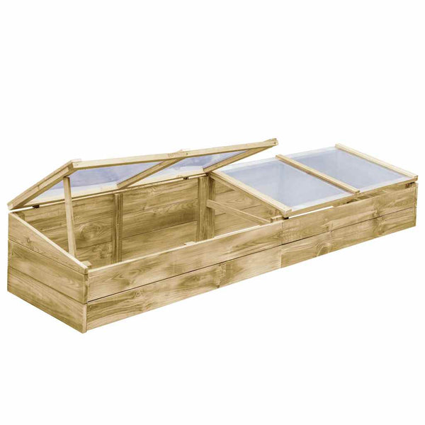 vidaXL Greenhouses 2 pcs. Impregnated Pinewood 200x50x35 cm