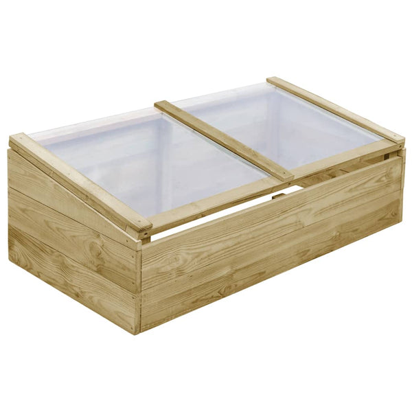 vidaXL Greenhouses 2 pcs. Impregnated Pinewood 100x50x35 cm
