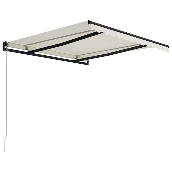 vidaXL Retractable Awning Manual 300 x 250 cm Cream