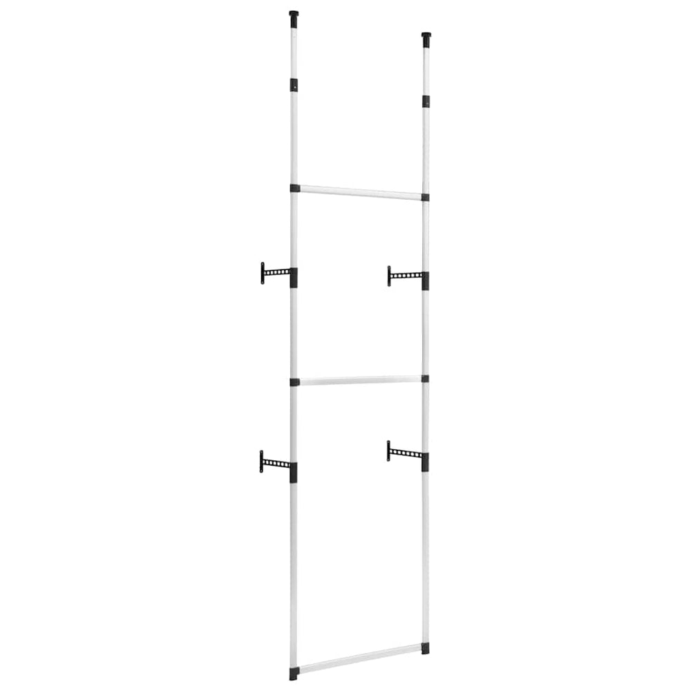 Teleskop Garderobe mit Stangen aus Aluminium