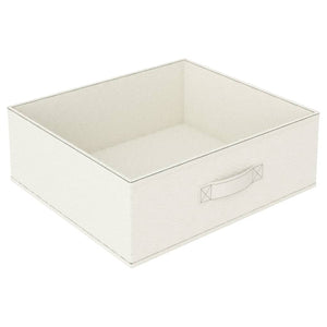 vidaXL Storage Rack with 4 Fabric Baskets Steel Cream