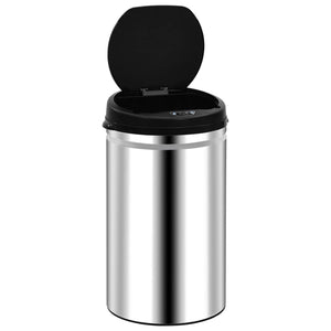 vidaXL Automatic Sensor Rubbish Bin 40 L Stainless Steel