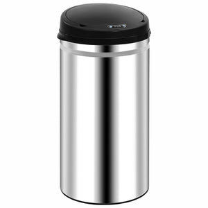 vidaXL Automatic Sensor Rubbish Bin 50 L Stainless Steel