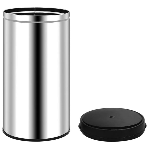 vidaXL Automatic Sensor Rubbish Bin 60 L Stainless Steel