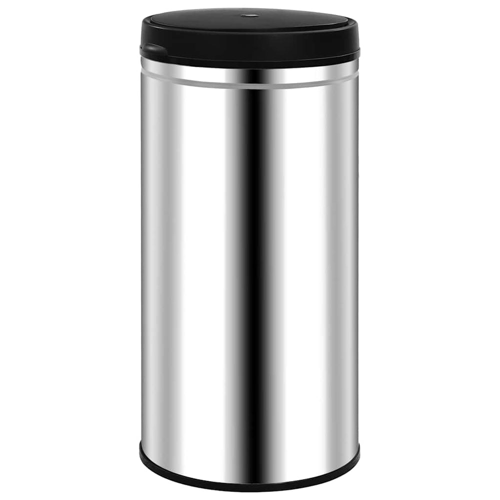 vidaXL 70 L Automatic Sensor Bin Stainless Steel