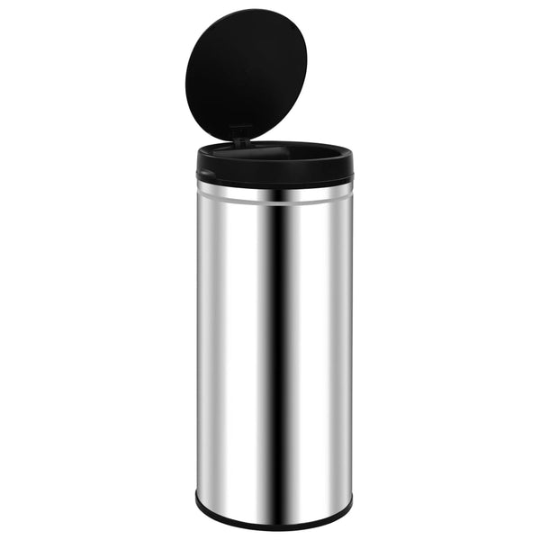 vidaXL Automatic Sensor Rubbish Bin 80 L Stainless Steel