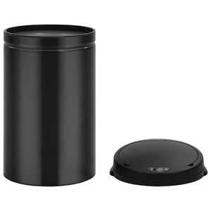 vidaXL Automatic Sensor Rubbish Bin 40 L Carbon Steel Black