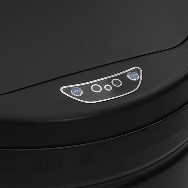 vidaXL Automatic Sensor Rubbish Bin 40 L Carbon Steel Black