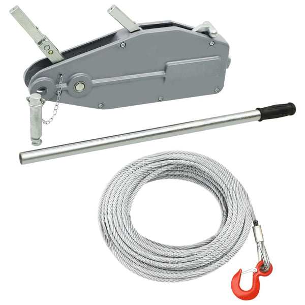 vidaXL Rope Hoist 800 kg