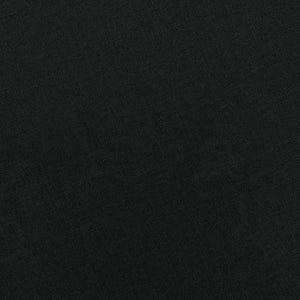 vidaXL Armchair with Footstool Black Fabric