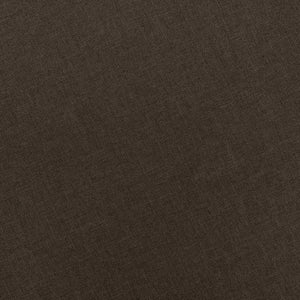 vidaXL Armchair with Footrest Brown Fabric