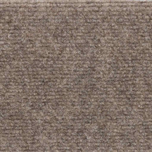 vidaXL Self-Adhesive Stair Mats 15 pcs. 56x17x3 cm Beige Half Round