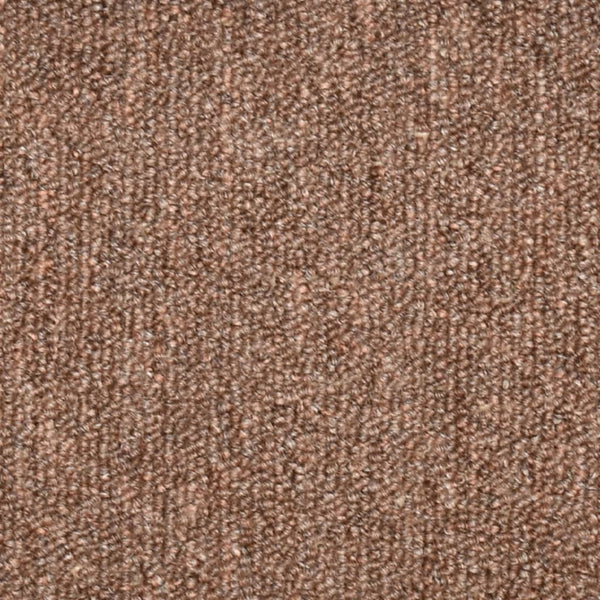 vidaXL Stair Mats 15 pcs. Brown 56x17x3 cm