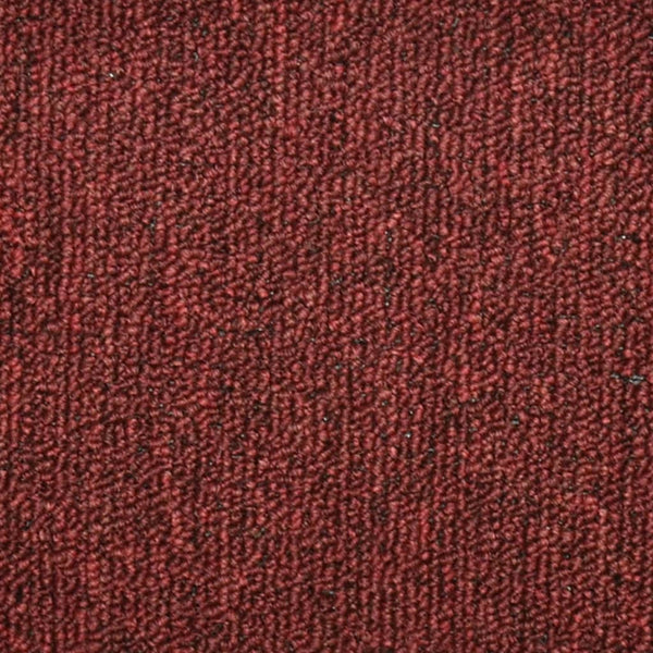 vidaXL Stair Mats 15 pcs. 56x17x3 cm Bordeaux Half-Round