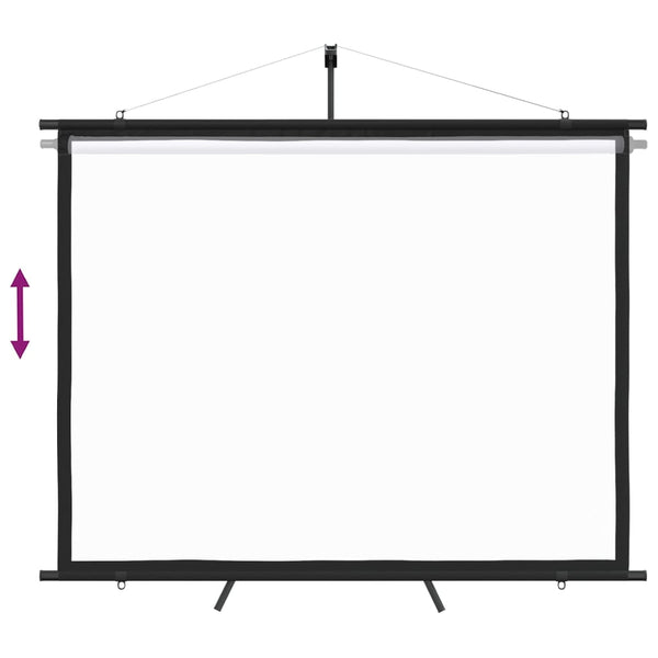 vidaXL Projector Screen with Tripod 84" 4:3