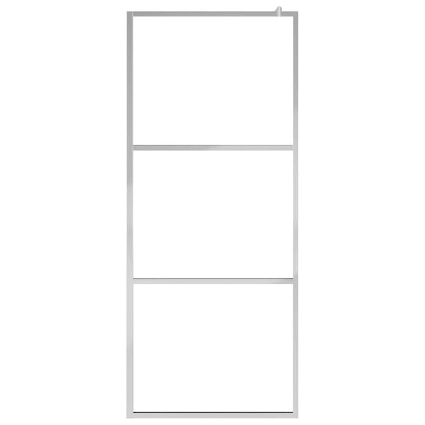vidaXL Walk-in Shower Screen with Clear ESG Glass 140x195 cm