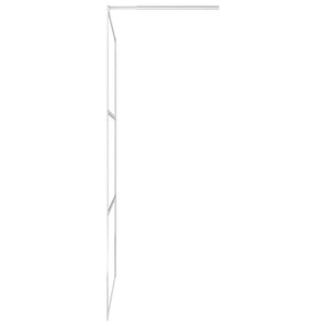 vidaXL Walk-in Shower Screen with Clear ESG Glass 140x195 cm