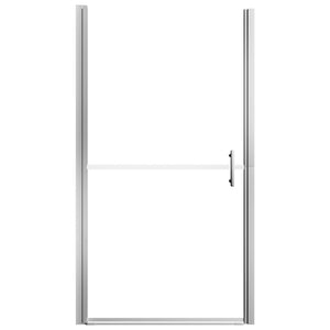 vidaXL Shower Door Tempered Glass 91x195 cm