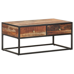 vidaXL Coffee Table 90x50x40 cm Rough Acacia Wood