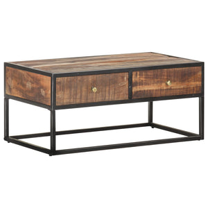 vidaXL Coffee Table 90x50x40 cm Rough Acacia Wood