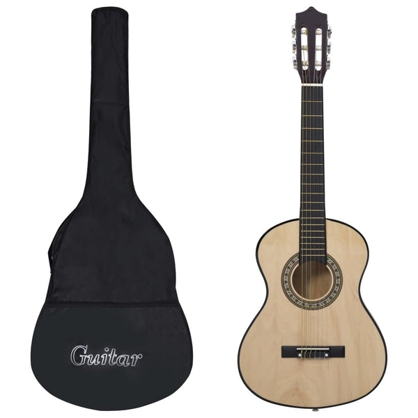vidaXL Classical Guitar for Beginners and Children with Bag 1/2 34"