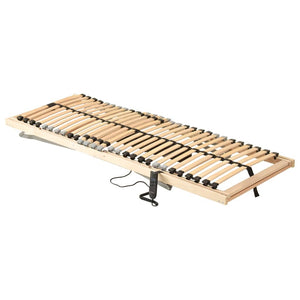 vidaXL Electric Slatted Bed Base with 28 Slats 7 Zones 80x200 cm