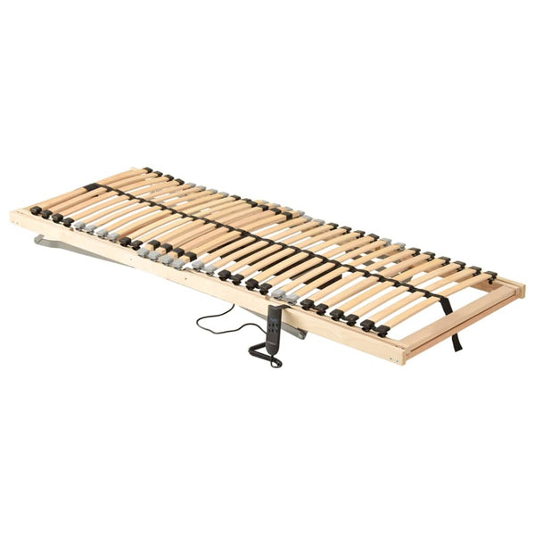 vidaXL Electric Slatted Bed Base with 28 Slats 7 Zones 80x200 cm