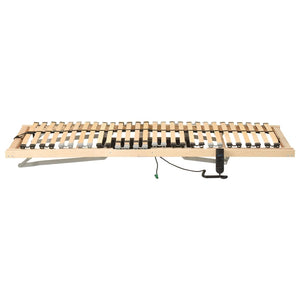 vidaXL Electric Slatted Bed Base with 28 Slats 7 Zones 80x200 cm