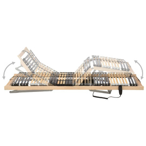 vidaXL Electric Slat Base with 42 Slats 7 Zones 70x200 cm