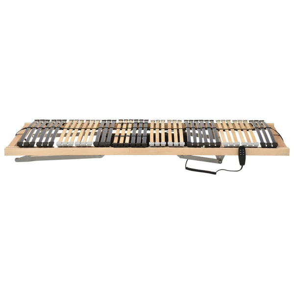 vidaXL Electric Slatted Bed Base with 42 Slats 7 Zones 90x200 cm
