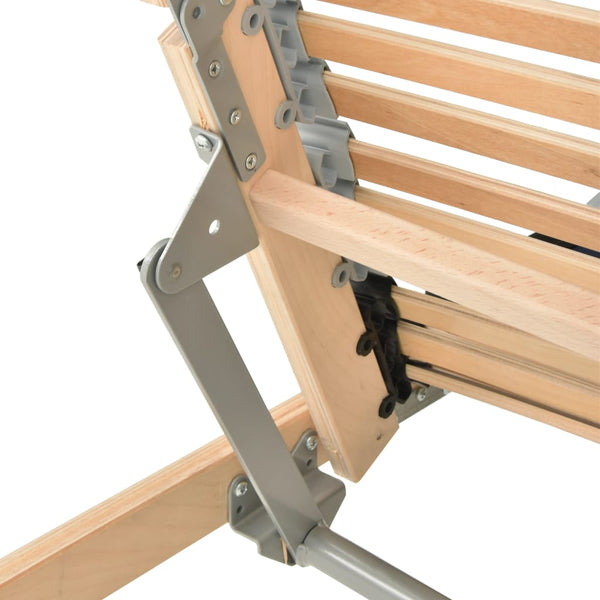 vidaXL Electric Slatted Bed Base with 42 Slats 7 Zones 90x200 cm