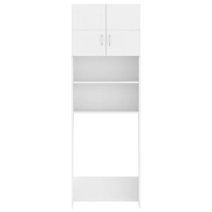 vidaXL Washing Machine Cabinet Set White Engineered Wood