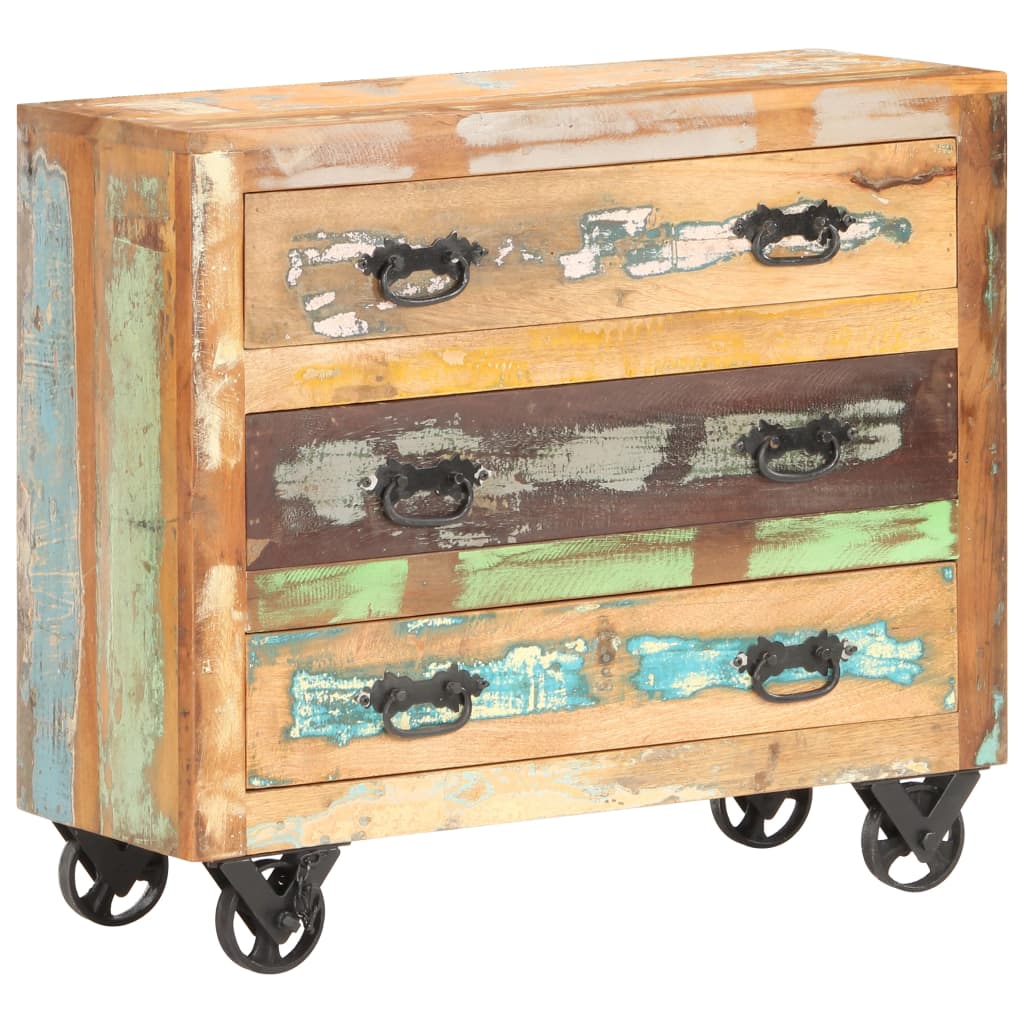 vidaXL Sideboard 80 x 30 x 70 cm Solid Reclaimed Wood