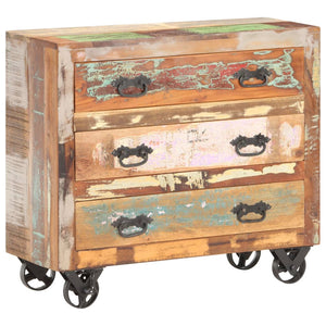 vidaXL Sideboard 80 x 30 x 70 cm Solid Reclaimed Wood