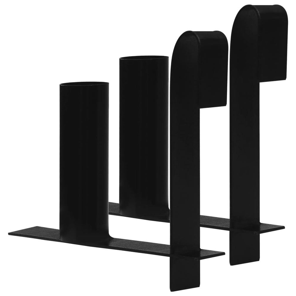 vidaXL Privacy Strip Dispensers 2 pcs Steel
