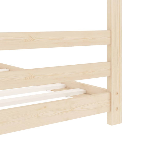 vidaXL Kids' Bed Frame Solid Pine Wood 70x140 cm